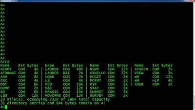 A screen shot of my system from work.