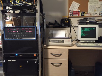 My full setup with Wyse 55 and Oki printer
