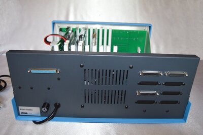 Rear panel of completed system