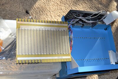 Installing card guides on the 18-slot backpanel