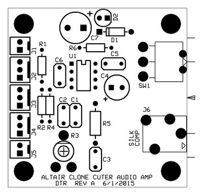 The marks of the rights side are clearance and centering marks for a clone's serial hole.