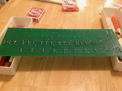 As we can see here, there is a noticeable PCB bend in the middle, so using the plastic spacers would have had to be a necessity.