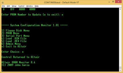 Tera Term Configured correctly using Mike's instructions